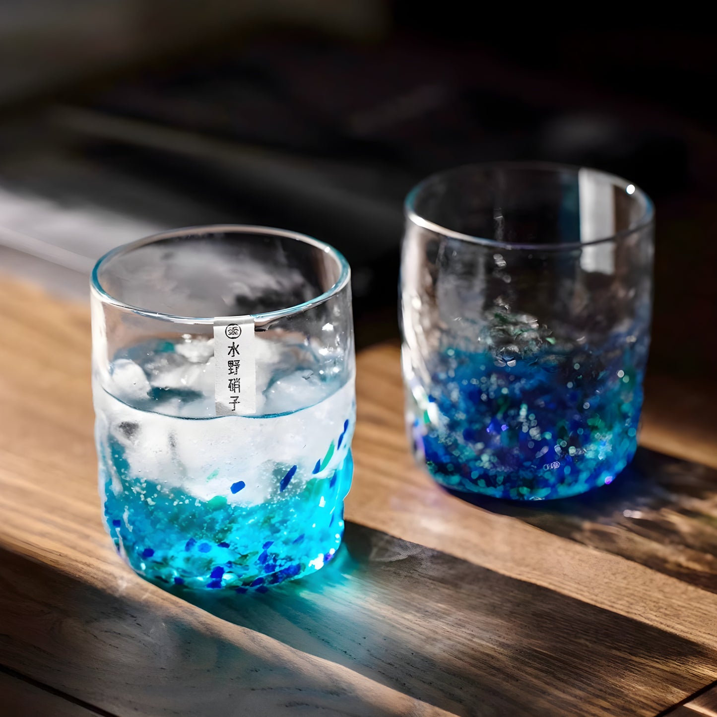Bicchiere Artigianale Misuno – Effetto Notte Stellata GuerraHome