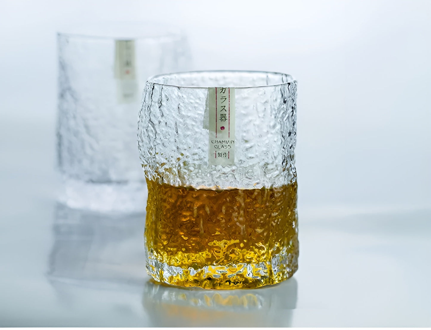 Bicchiere da Whisky Edo Kiriko in Cristallo – Intagliato a Mano - Scatola in legno GuerraHome