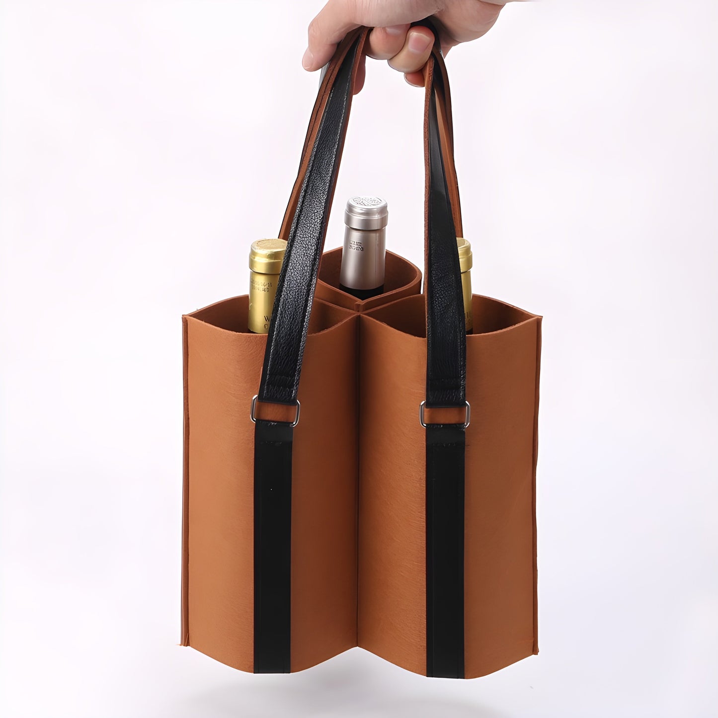 Borsa Porta Bottiglie Vino in Pelle – Modelli Singolo e Doppio | Vari Colori Eleganti GuerraHome