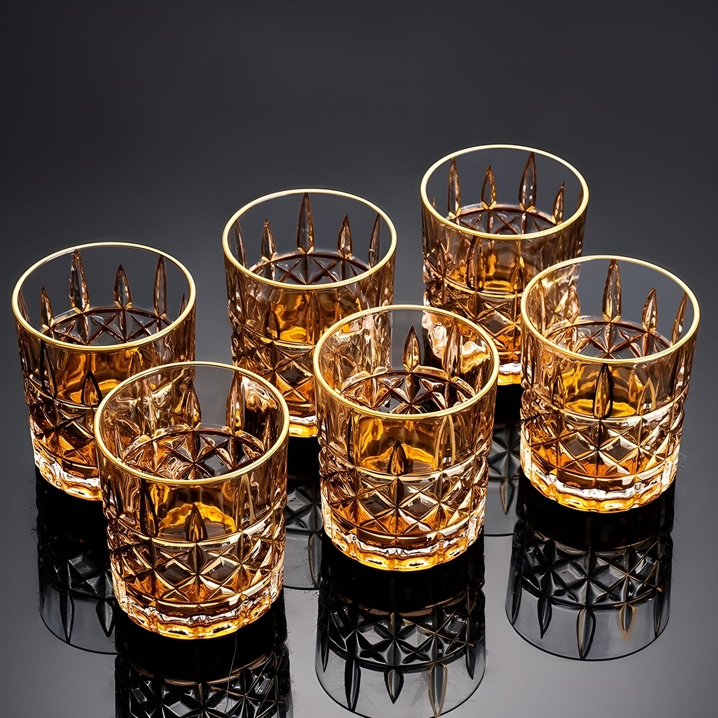 Set di Bicchieri 'Keyhuan' con Decanter – Portabicchieri e Design Lussuoso GuerraHome