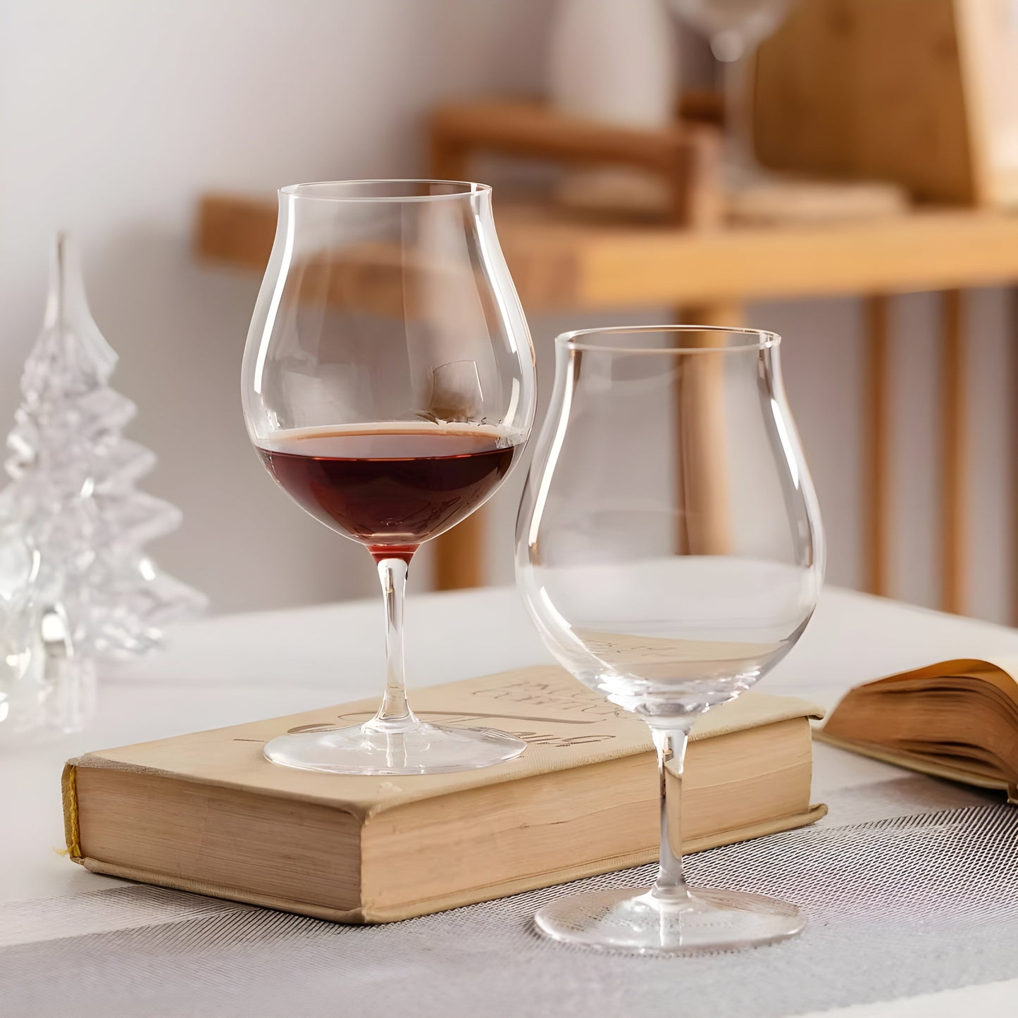 Japanese Style Kimura Shouko Ultra Thin Wineglass Liqueur Sherry Goblet Soda Drink Aperitif Sweet Wine Tulip Glass Handmade Cups GuerraHome