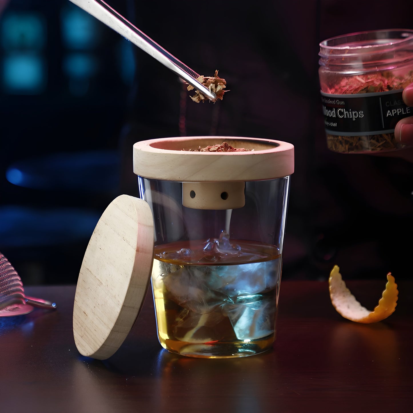 Kit Affumicatore per Whisky - 4 Aromi in Legno Naturale GuerraHome