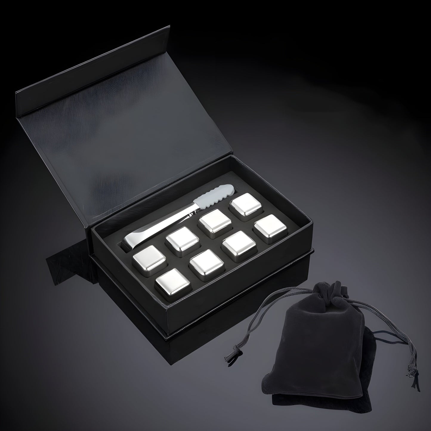 Set di Cubetti Ghiaccio in Acciaio Inox GuerraHome