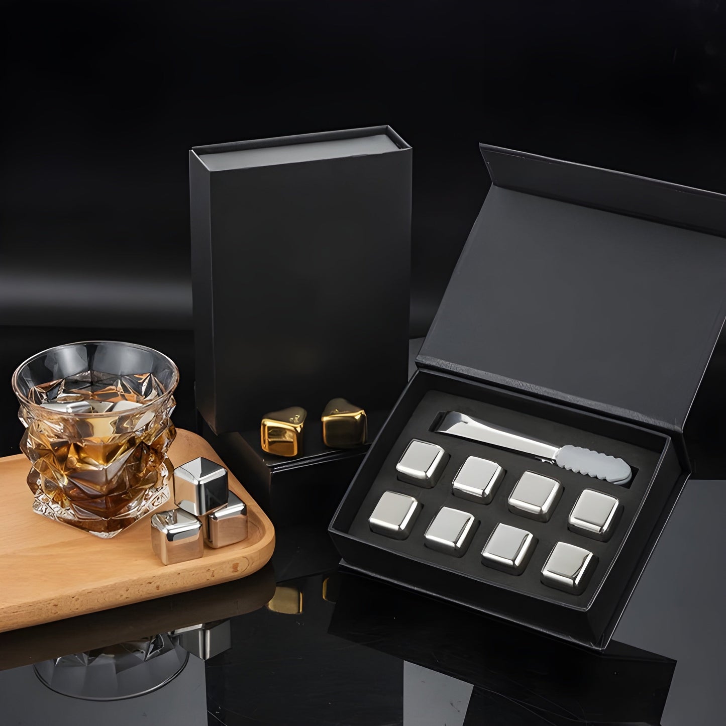 Set di Cubetti Ghiaccio in Acciaio Inox GuerraHome