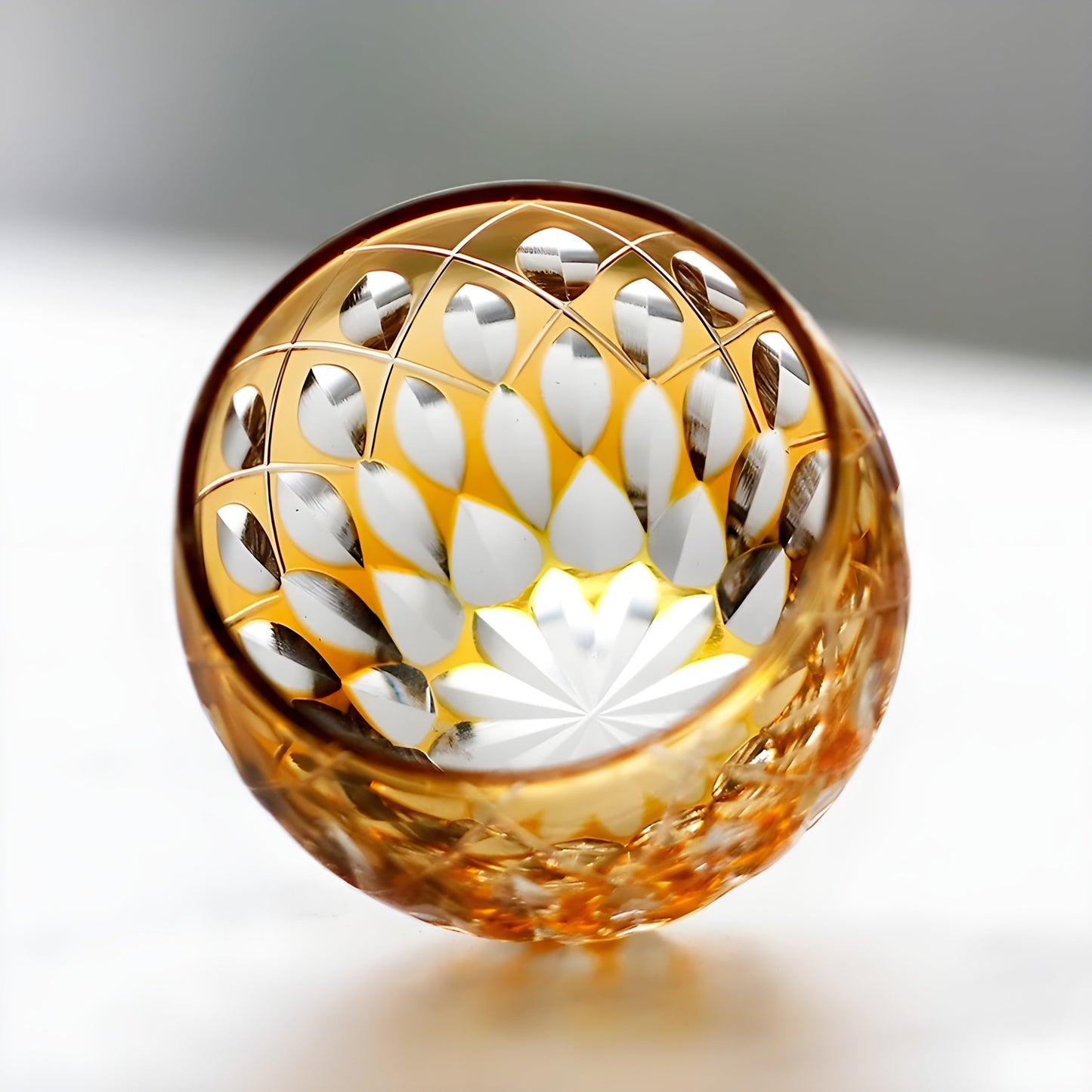 Mini Bicchiere Edo Kiriko – Kaleidoscopio Giapponese – Multicolor GuerraHome