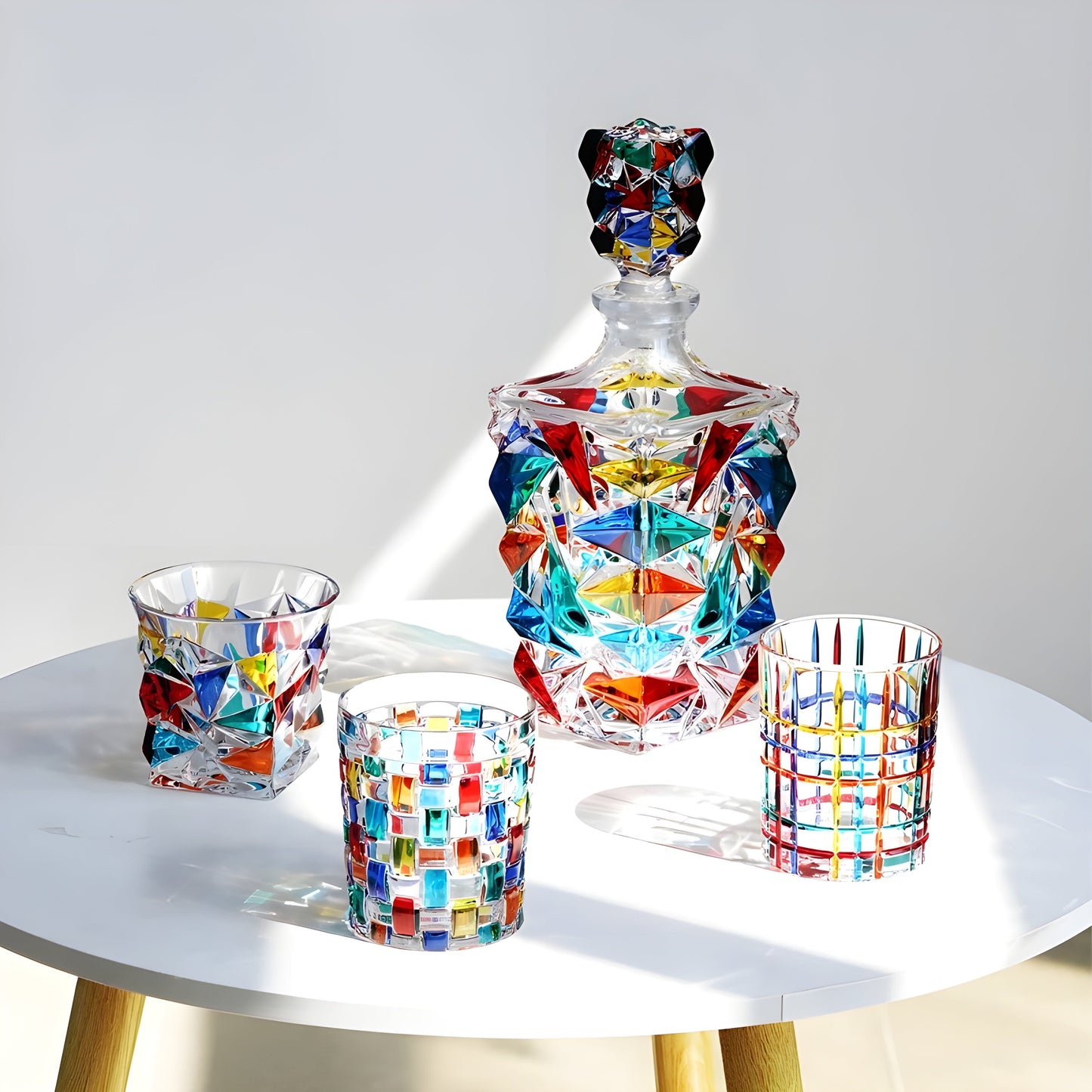 Bicchiere in Cristallo 'Iceberg - Glaciale' – Collezione Murano | Design Ispirato a Zecchin GuerraHome