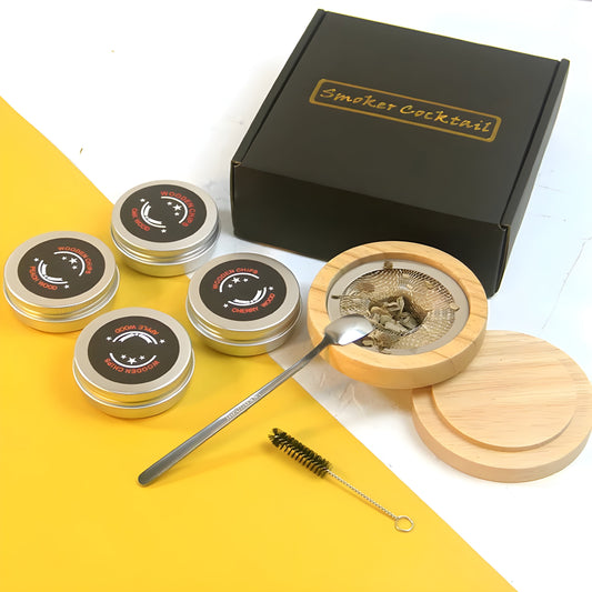 Kit Affumicatore per Whisky - 4 Aromi in Legno Naturale GuerraHome
