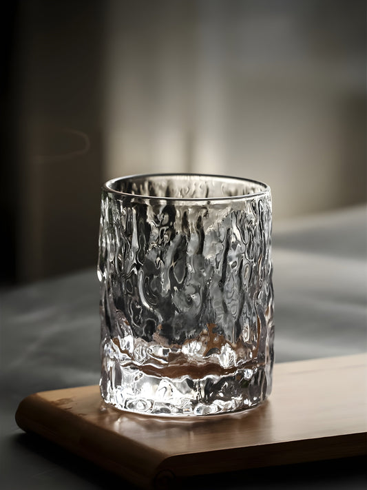 Japanese EDO First Snow Old Fashioned Glass Whiskey Cup Wood Gift Box Whisky Thick Crystal Hammer Heavy Wine Tumbler Beer Mug GuerraHome